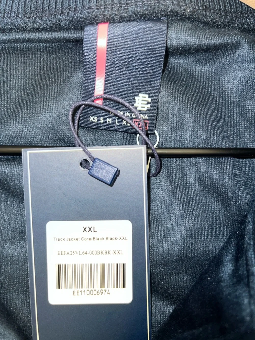 NWT Eric Emanuel Velour Track Suit Track Pants and Jacket Set Navy Men's XXL